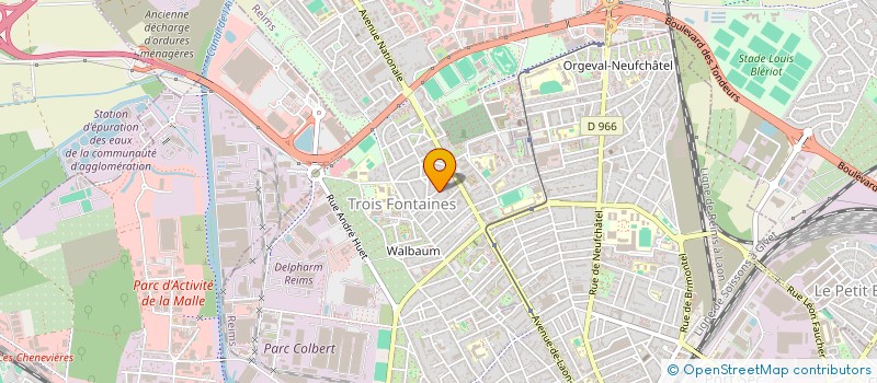 localisation de l'entreprise MADAME BENEDICTE BRESSON  REIMS