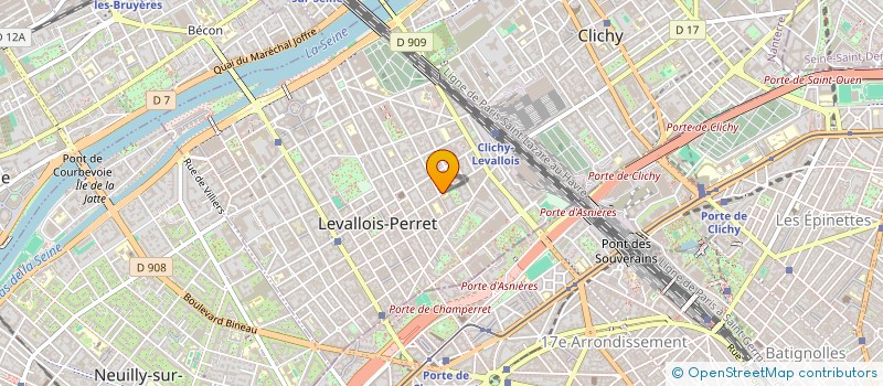 localisation de l'entreprise MADAME BENEDICTE BREZILLON à LEVALLOIS-PERRET