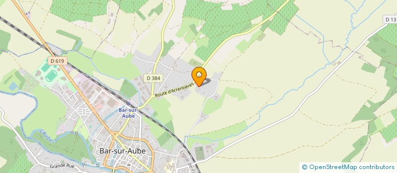 localisation de l'entreprise MADAME BENEDICTE BRISSON à BAR-SUR-AUBE