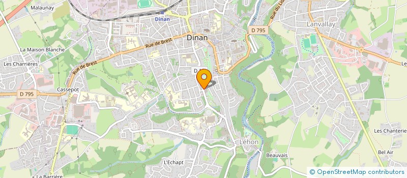 localisation de l'entreprise MADAME BENEDICTE BUISSON à DINAN