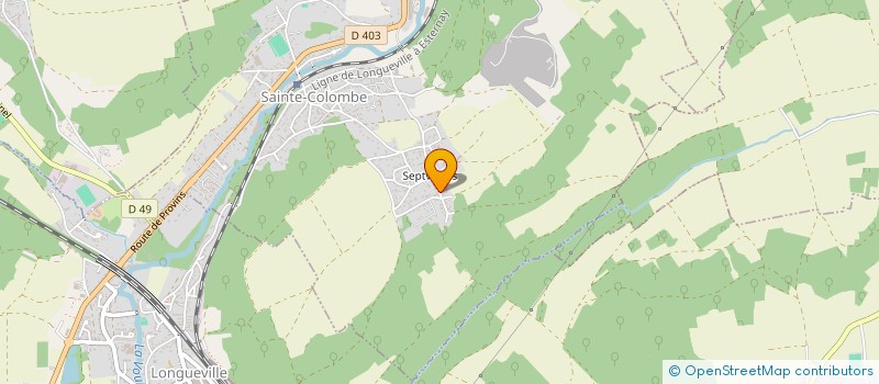 localisation de l'entreprise MADAME BENEDICTE BUZZI  SAINTE-COLOMBE