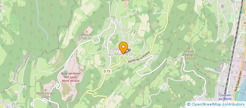 localisation de l'entreprise MADAME BENEDICTE CADOT  POLEYMIEUX-AU-MONT-D'OR