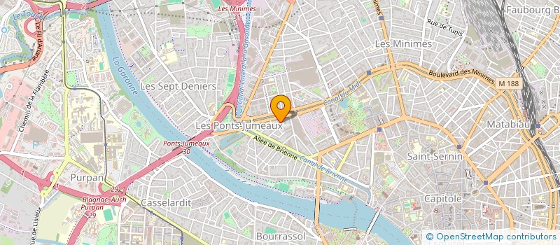 localisation de l'entreprise MADAME BENEDICTE CAILLOT à TOULOUSE