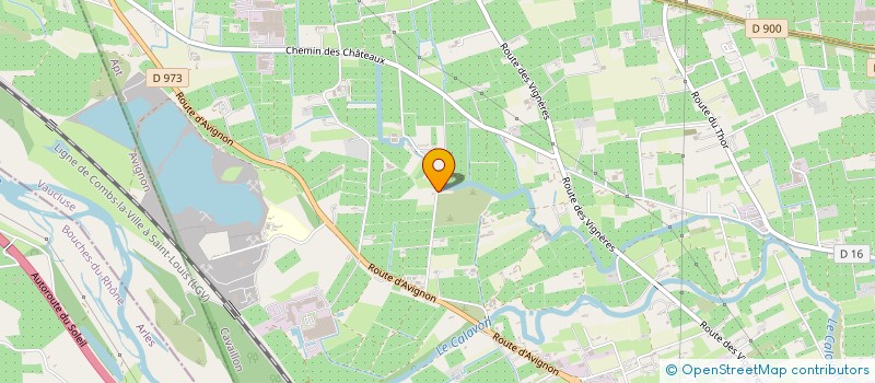 localisation de l'entreprise MADAME BENEDICTE CALMETTES  CAVAILLON