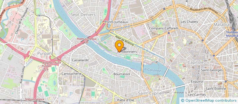 localisation de l'entreprise MADAME BENEDICTE CALVET à TOULOUSE