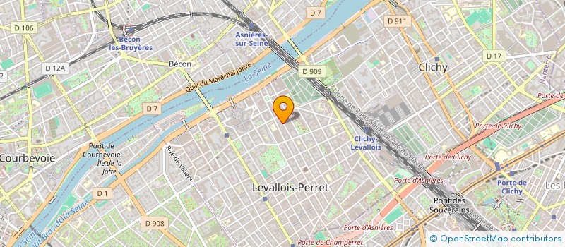 localisation de l'entreprise MADAME BENEDICTE CARON à LEVALLOIS-PERRET
