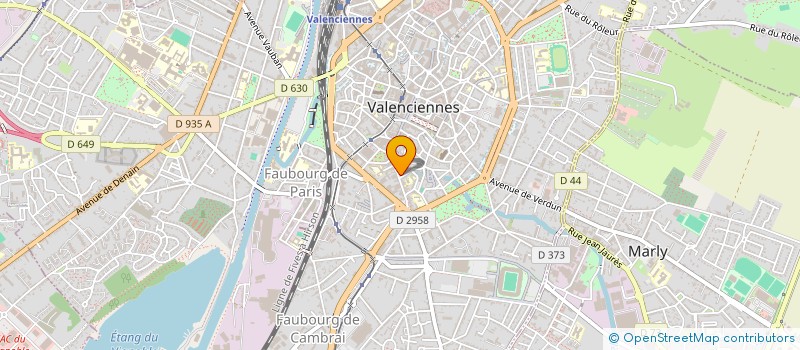 localisation de l'entreprise MADAME BENEDICTE CARPENTIER à VALENCIENNES