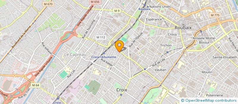 localisation de l'entreprise MADAME BENEDICTE CARPENTIER à ROUBAIX