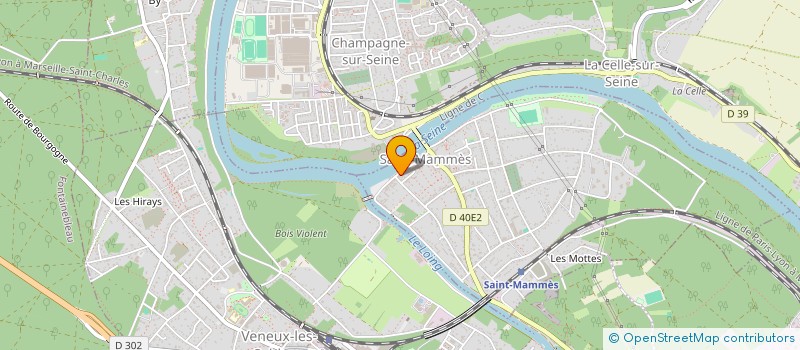 localisation de l'entreprise MADAME BENEDICTE CARRAZ  SAINT-MAMMES