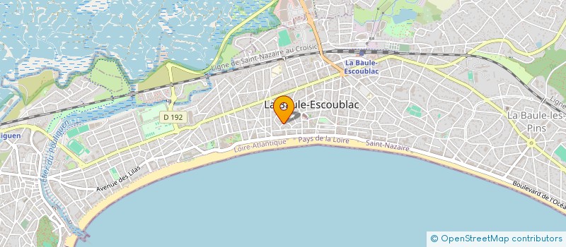 localisation de l'entreprise MADAME BENEDICTE CARRE à LA BAULE-ESCOUBLAC
