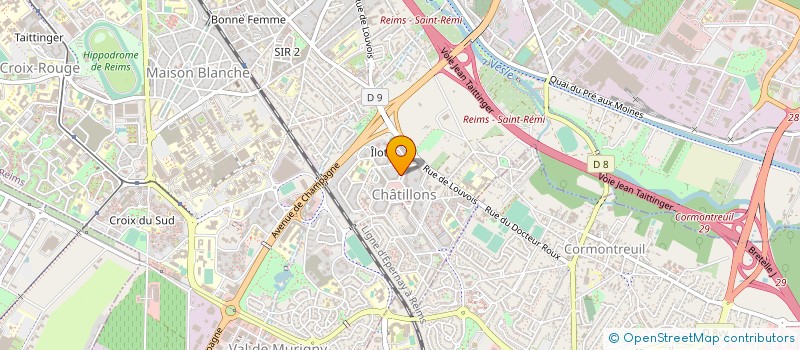 localisation de l'entreprise MADAME BENEDICTE CAVEL  REIMS