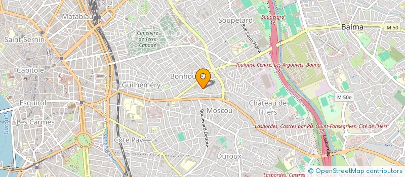 localisation de l'entreprise MADAME BENEDICTE CAZES à TOULOUSE