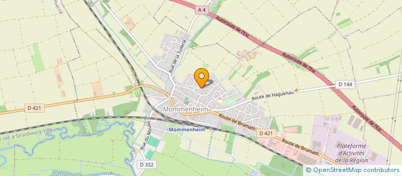 localisation de l'entreprise MADAME BENEDICTE CECILE WOELFFEL  WITTERSHEIM