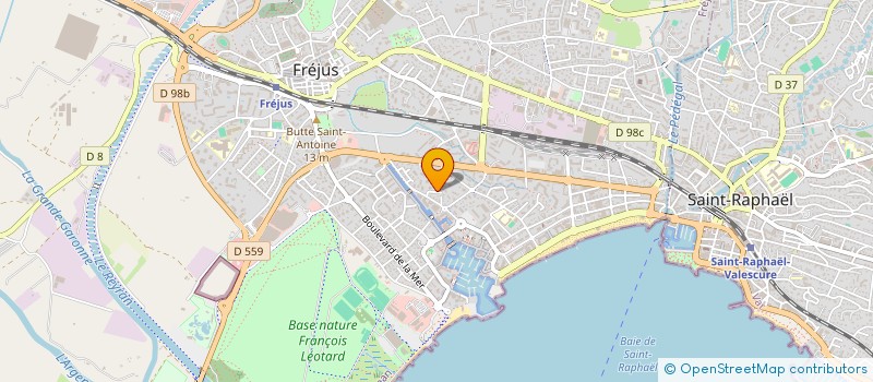 localisation de l'entreprise MADAME BENEDICTE CEINTRE LE COZANNET à FREJUS