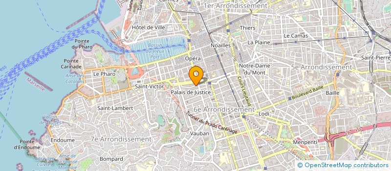 localisation de l'entreprise MADAME BENEDICTE CHABROL  MARSEILLE