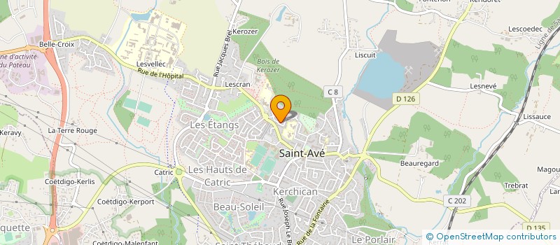 localisation de l'entreprise MADAME BENEDICTE CHALONNY  SAINT-AVE