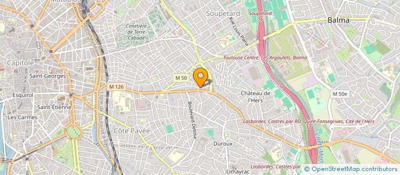 localisation de l'entreprise MADAME BENEDICTE CHAMPETIER à TOULOUSE