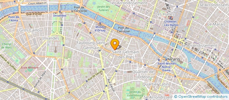 localisation de l'entreprise MADAME BENEDICTE CHAPOULLIE  PARIS