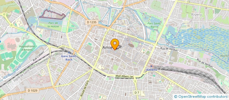 localisation de l'entreprise MADAME BENEDICTE CHATELAIN  AMIENS