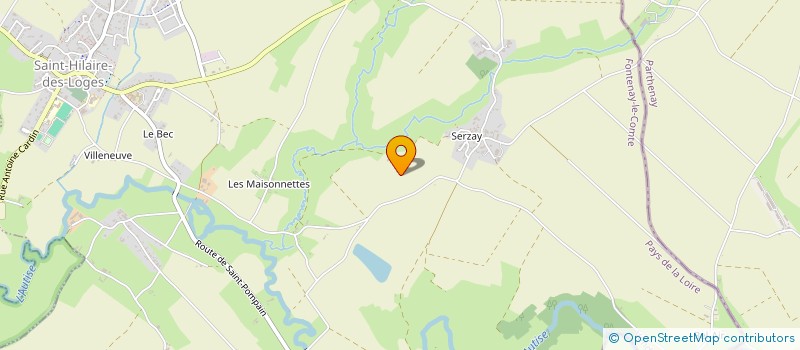 localisation de l'entreprise MADAME BENEDICTE CHATELIER  SAINT-HILAIRE-DES-LOGES