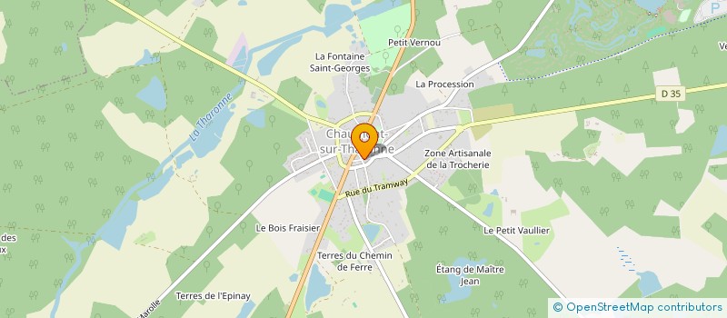 localisation de l'entreprise MADAME BENEDICTE CHAUSSADE  CHAUMONT-SUR-THARONNE