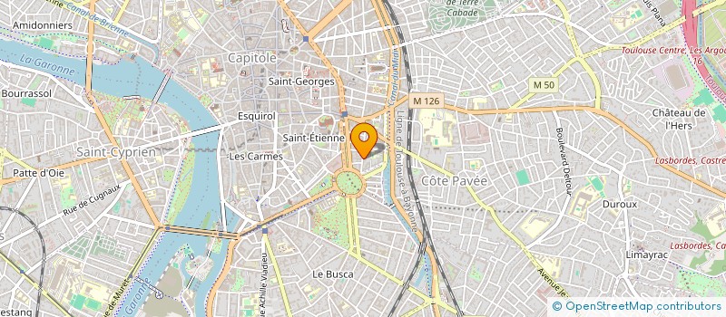 localisation de l'entreprise MADAME BENEDICTE CHERIGNY  TOULOUSE