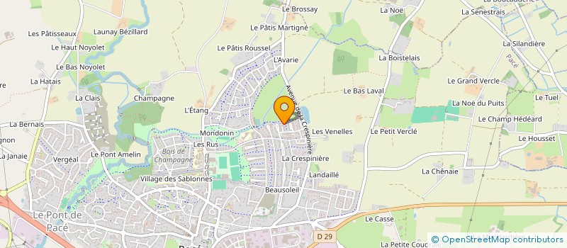 localisation de l'entreprise MADAME BENEDICTE CHERRUET à PACE