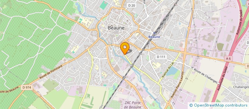 localisation de l'entreprise MADAME BENEDICTE CHEVALIER à BEAUNE