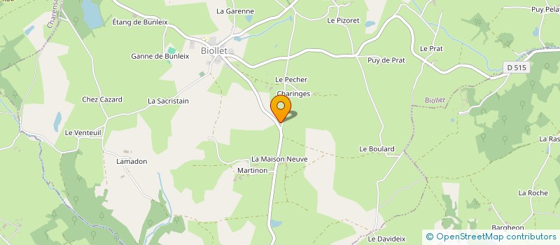 localisation de l'entreprise MADAME BENEDICTE CITERNE à BIOLLET