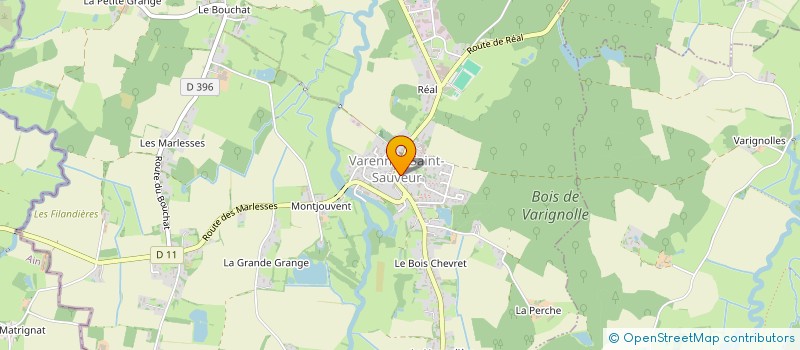 localisation de l'entreprise MADAME BENEDICTE CLERC à VARENNES-SAINT-SAUVEUR