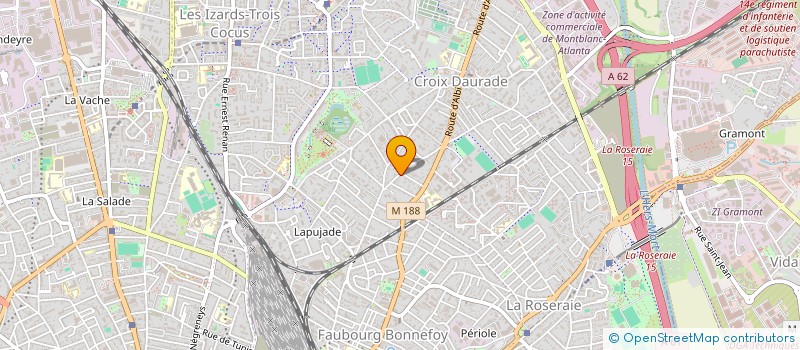localisation de l'entreprise MADAME BENEDICTE COFFINIERES  TOULOUSE