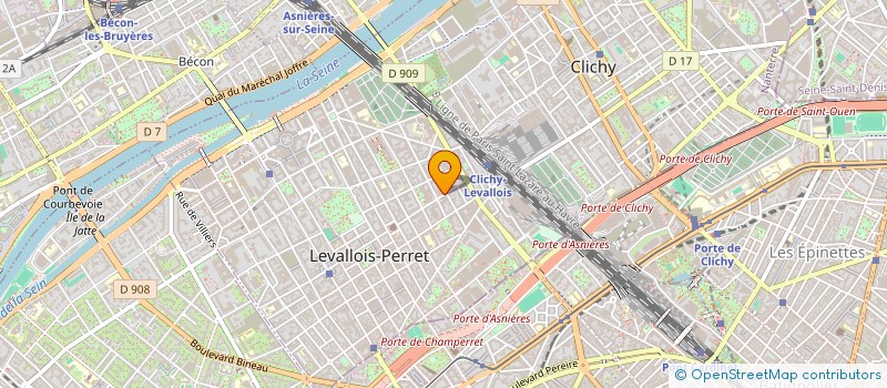 localisation de l'entreprise MADAME BENEDICTE CONSTANTIN à LEVALLOIS-PERRET