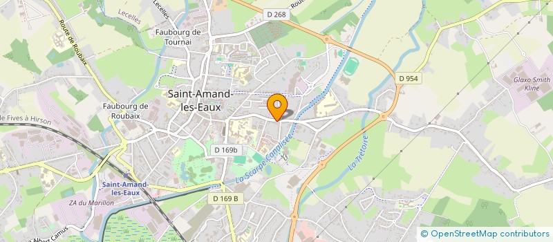 localisation de l'entreprise MADAME BENEDICTE COPIN à SAINT-AMAND-LES-EAUX