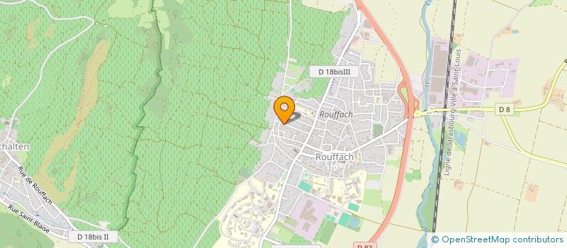 localisation de l'entreprise MADAME BENEDICTE CORMIER  ROUFFACH