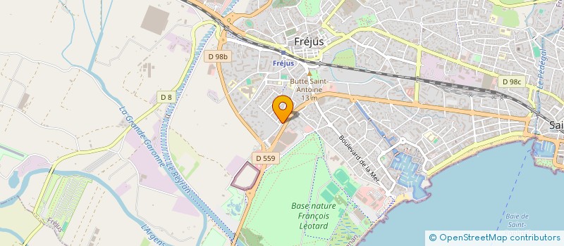 localisation de l'entreprise MADAME BENEDICTE CORSI à FREJUS