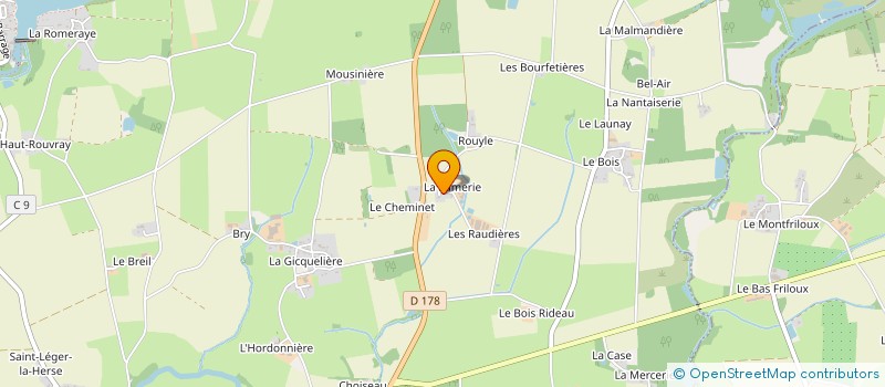 localisation de l'entreprise MADAME BENEDICTE COUE à TRANS-SUR-ERDRE