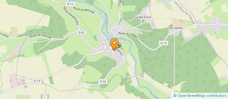 localisation de l'entreprise MADAME BENEDICTE COUPARD  RY