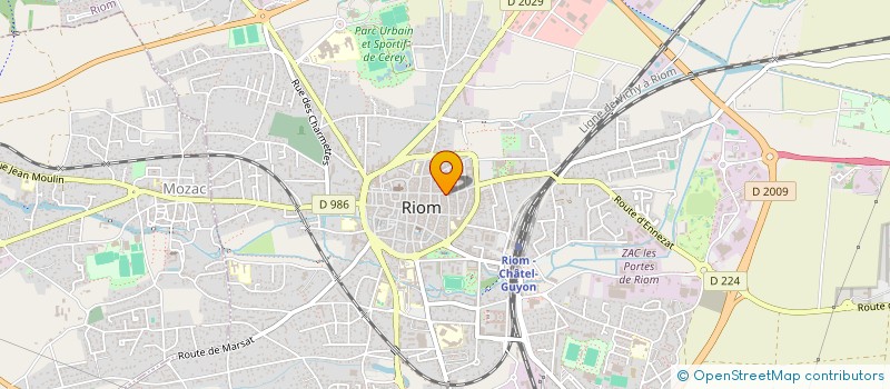 localisation de l'entreprise MADAME BENEDICTE COURTADON  MOZAC