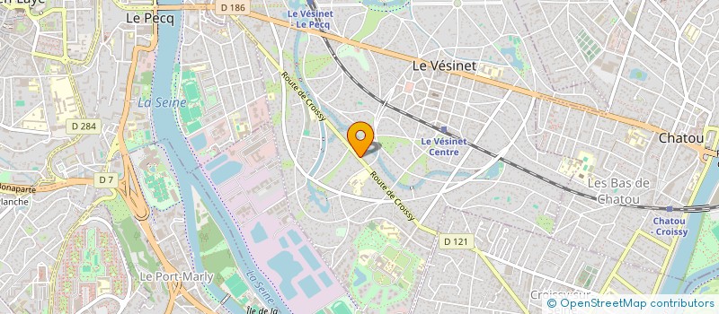 localisation de l'entreprise MADAME BENEDICTE CRISON  LE VESINET