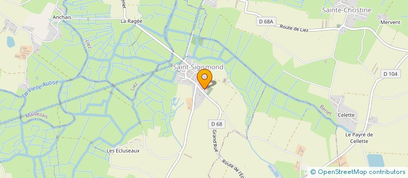 localisation de l'entreprise MADAME BENEDICTE CROCQ à SAINT-SIGISMOND