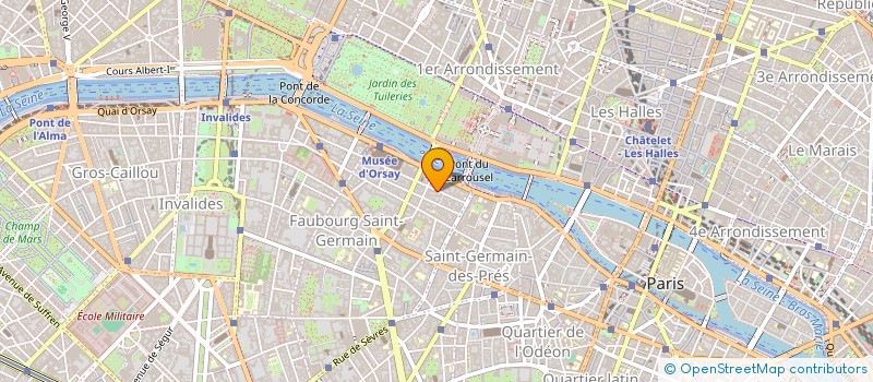 localisation de l'entreprise MADAME BENEDICTE CRUCIS  PARIS