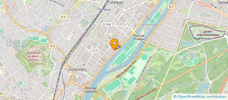 localisation de l'entreprise MADAME BENEDICTE CURE  PUTEAUX