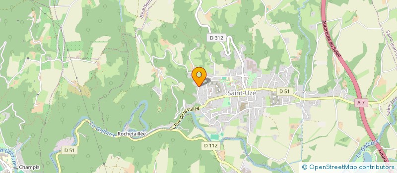 localisation de l'entreprise MADAME BENEDICTE CURTELIN  SAINT-UZE