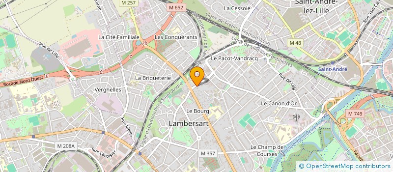 localisation de l'entreprise MADAME BENEDICTE DACQUIN à LAMBERSART