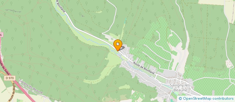 localisation de l'entreprise MADAME BENEDICTE DAMPENON  SAVIGNY-LES-BEAUNE