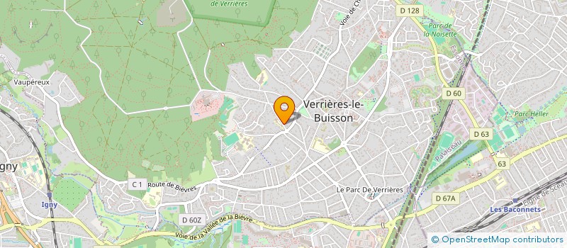 localisation de l'entreprise MADAME BENEDICTE DASTROS à VERRIERES-LE-BUISSON