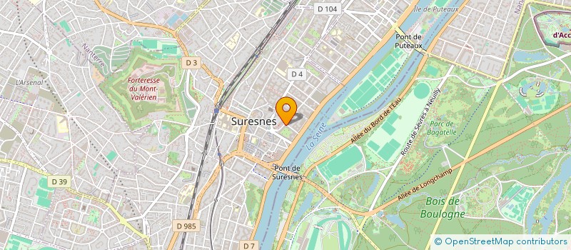 localisation de l'entreprise MADAME BENEDICTE DAUTEUIL à SURESNES