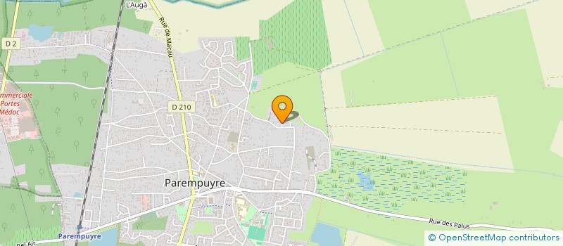 localisation de l'entreprise MADAME BENEDICTE DAVID  PAREMPUYRE