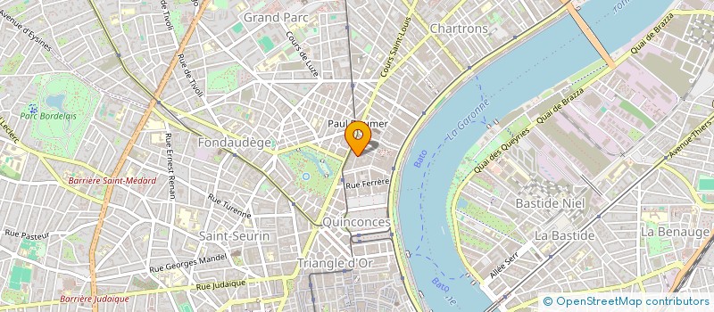 localisation de l'entreprise MADAME BENEDICTE DE BOUSSAC  BORDEAUX