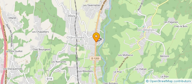 localisation de l'entreprise MADAME BENEDICTE DE BRUNHOFF à ANNECY